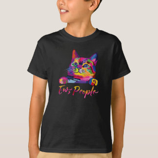 Camiseta Gato arco iris nuevas personas