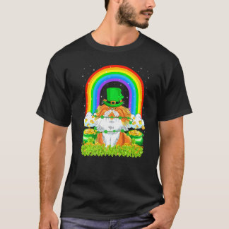 Camiseta Gato Arcoíris Duende Gato Persa Día de San Patrici