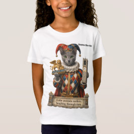 Camiseta Gato Arlequín Azul Ruso