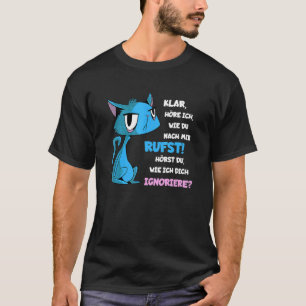 Camiseta Gato arrogante ¿Me oyes ignorándote resaca