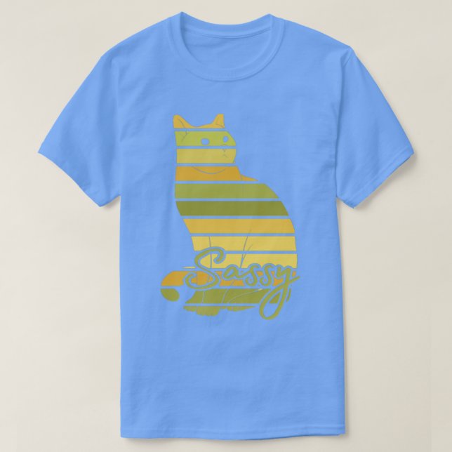 Camiseta Gato artístico (Diseño del anverso)