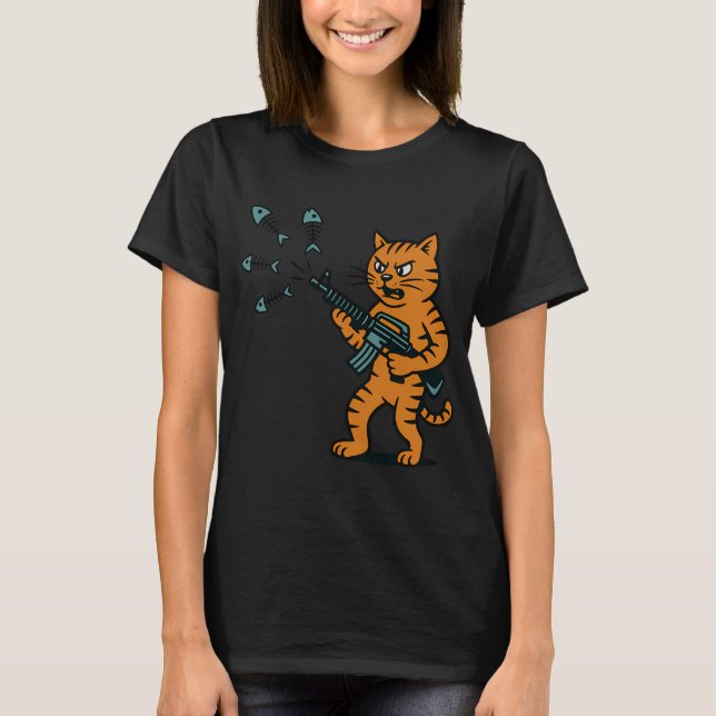 Camiseta Gato Asesino (Anverso)