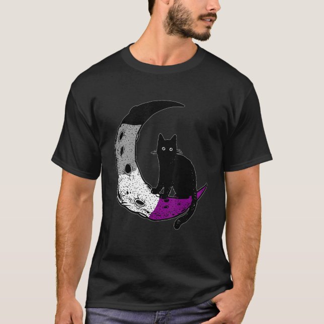 Camiseta Gato Asexual De Gato De Gato De Gato Asexual Lgbt (Anverso)