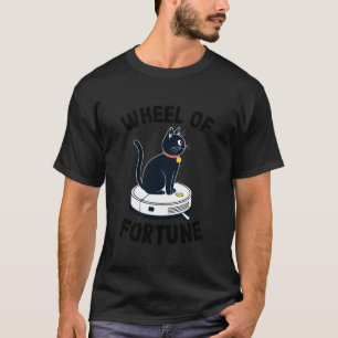 Camiseta Gato Aspiradora Robot Chiste Rueda de la Fortuna G