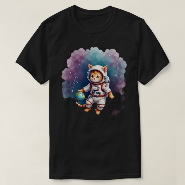 Camiseta Gato Astro (Diseño del anverso)