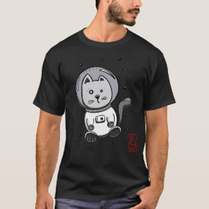 Camiseta Gato astro - Gato espacial flotando en el espacio 
