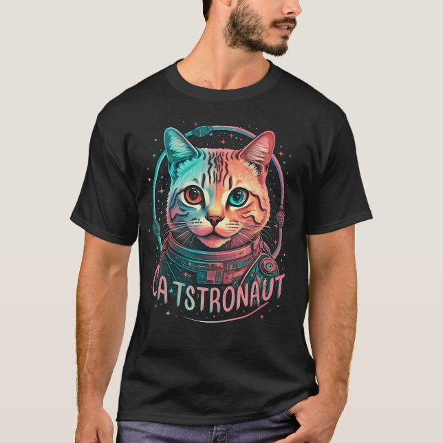 Camiseta Gato astronauta (Anverso)