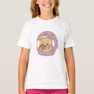 Camiseta Gato astronauta astro gato mamá tee, línea cósmica