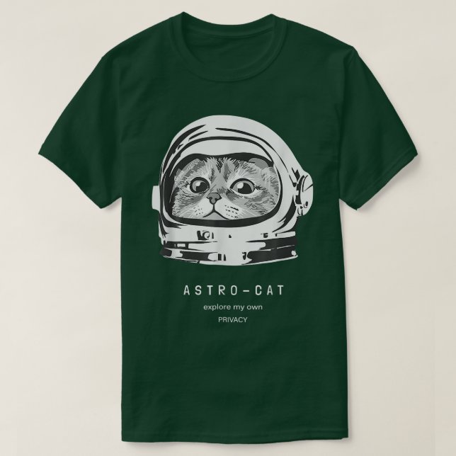 Camiseta Gato astronauta astronauta de gato ravel cósmico g (Diseño del anverso)