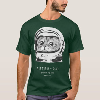 Camiseta Gato astronauta astronauta de gato ravel cósmico g