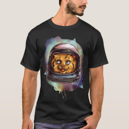 Camiseta Gato astronauta Femjoy T-Shirt