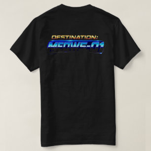 Camiseta Gato Astronauta Retro Luna Atardecer - Meows-01 Pa