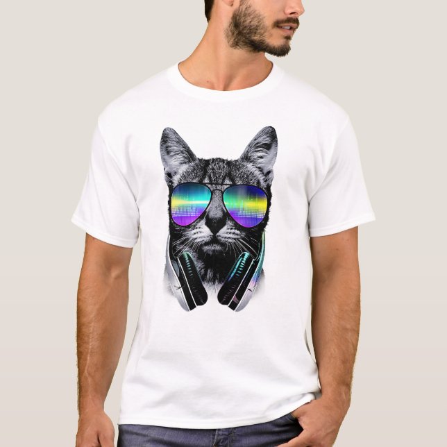 Camiseta gato astronauta v2 (Anverso)