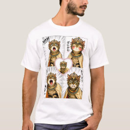 Camiseta Gato atigrado