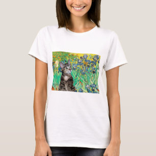 Camiseta Gato (Atigrado 2) - Lirios