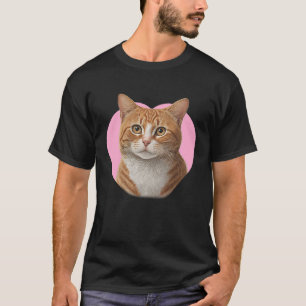 Camiseta Gato Atigrado Gato Canela Bonito