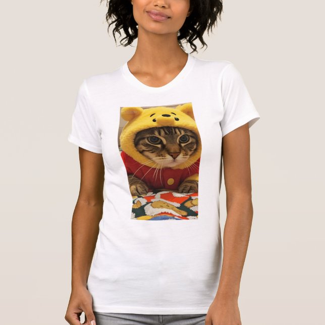 CAMISETA GATO ATIGRADO MUFFIN (Anverso)