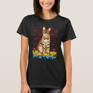 Camiseta Gato Atigrado Pansexual Divertida Bandera de Orgul