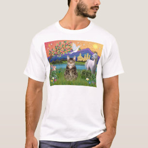 Camiseta Gato -(Atigrado) - Tierra de Fantasía