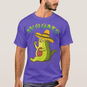 Camiseta Gato Avogato Aguacate Cinco de Mayo Cuto Gato Meic