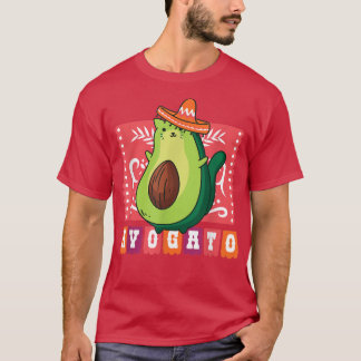 Camiseta Gato Avogato Funny Aguacate