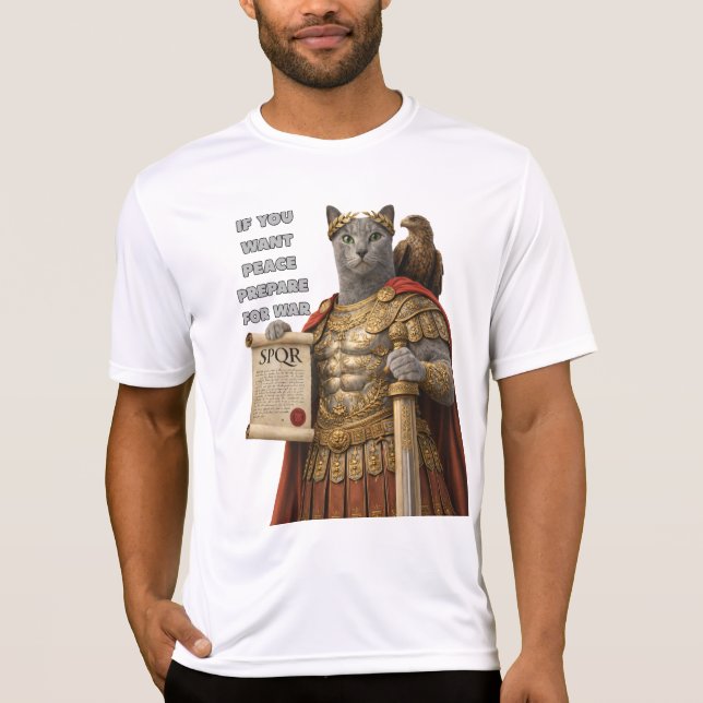 Camiseta Gato Azul César Ruso (Anverso)