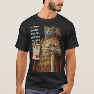 Camiseta Gato Azul César Ruso