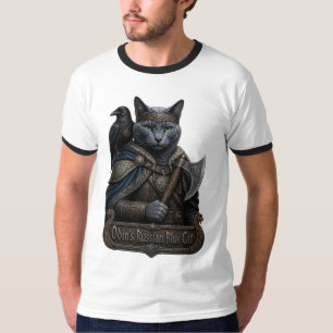Camiseta Gato Azul Noble Odin ruso