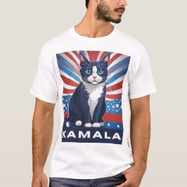 Camiseta Gato azul para los demócratas en las elecciones de
