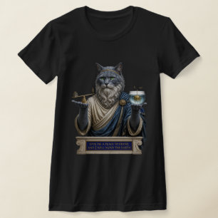Camiseta Gato Azul Ruso Arquímedes