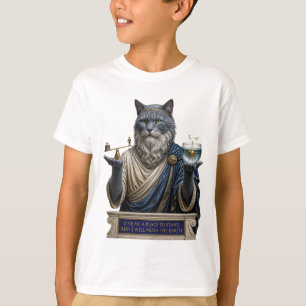 Camiseta Gato Azul Ruso Arquímedes
