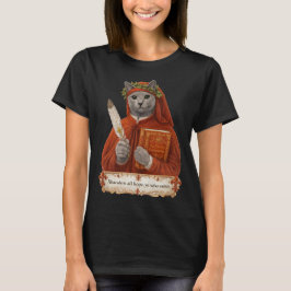 Camiseta Gato Azul Ruso Dante Alighieri