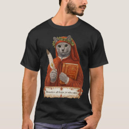 Camiseta Gato Azul Ruso Dante Alighieri