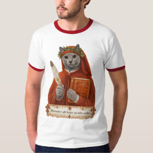 Camiseta Gato Azul Ruso Dante Alighieri