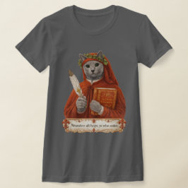 Camiseta Gato Azul Ruso Dante Alighieri