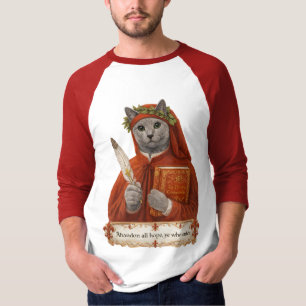 Camiseta Gato Azul Ruso Dante Alighieri