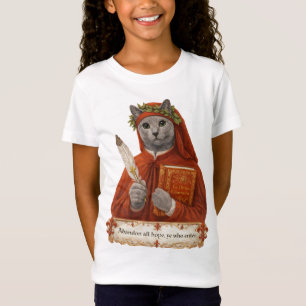 Camiseta Gato Azul Ruso Dante Alighieri