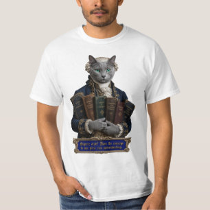 Camiseta Gato Azul Ruso Immanuel Kant