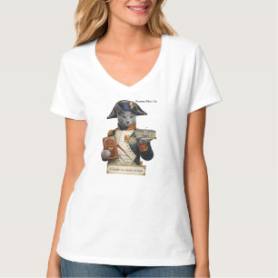 Camiseta Gato Azul Ruso Napoleón Bonaparte