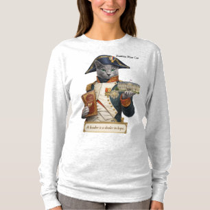 Camiseta Gato Azul Ruso Napoleón Bonaparte