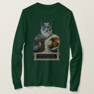 Camiseta Gato Azul Ruso Plato