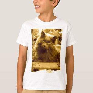 Camiseta Gato azul ruso vintage