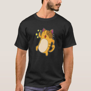 Camiseta Gato Baila Con Lengua Fuera