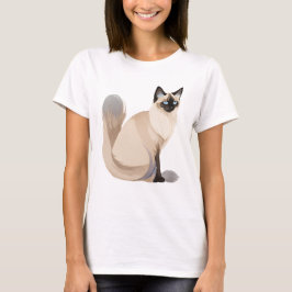 Camiseta gato balinés