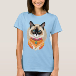 Camiseta Gato balinés