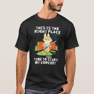 Camiseta Gato Banjo Este Es El Lugar Correcto Para Comenzar