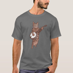 Camiseta ¡Gato Banjo! Funny Bluegrass Country Folk Music V