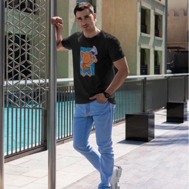 Camiseta Gato bárbaro (Subido por el creador)