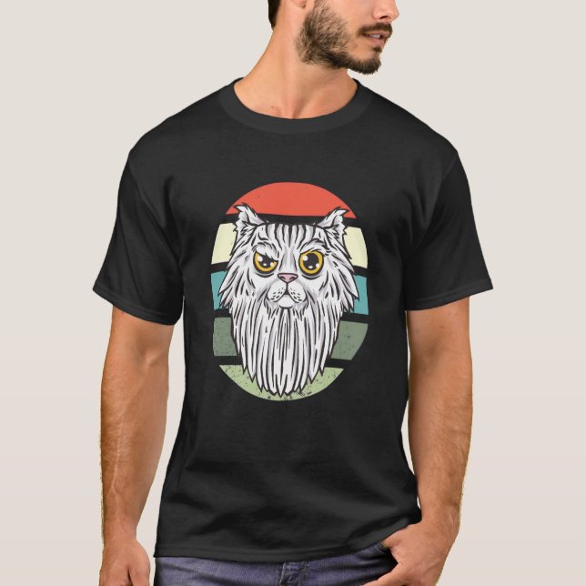 Camiseta Gato Barbudo (Anverso)