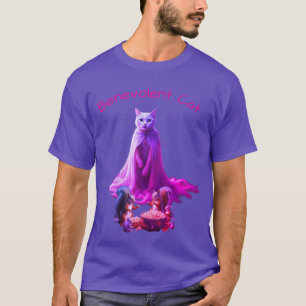 Camiseta Gato benévolo otorga regalos a las ardillas
